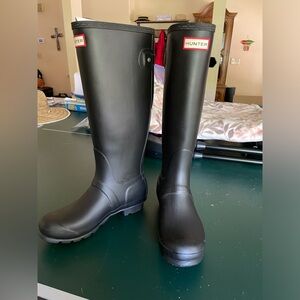 NWOB Hunter Original Back Adjustable Tall Rain Boots Size 7